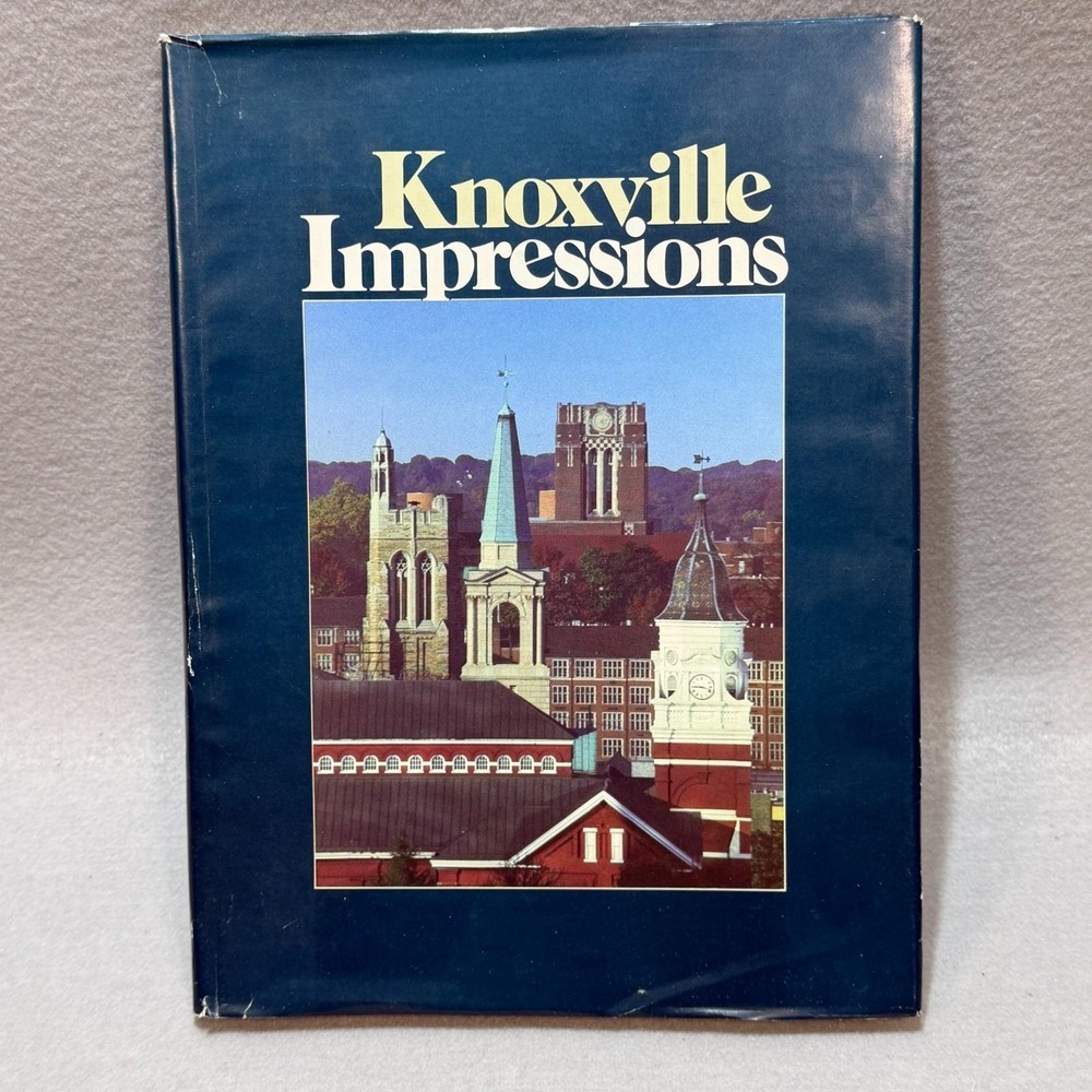 Vintage 1982 Knoxville Impressions TN Photo Book Jake Butcher HC DJ UAB Bank